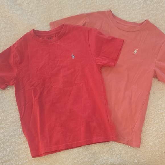 Polo by Ralph Lauren Kids' Red and Coral Tees - Picture 1 of 2